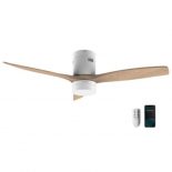 Ventilador de Techo Cecotec EnergySilence Aero 5600 Aqua Connected/ 42W/ 3 Aspas 132cm/ 6 velocidades