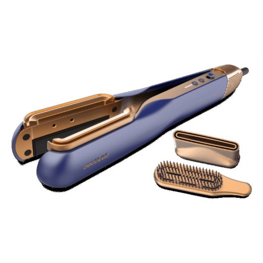 Cecotec Ritualcare Air Lisse 2 en 1 Plancha de Pelo con Aire 2 Cabezales 1000W Azul