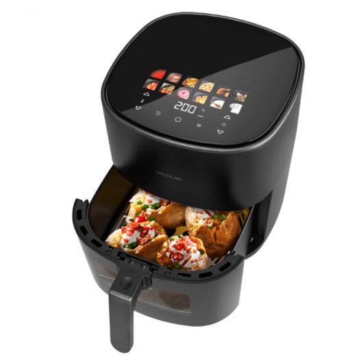 Cecotec Cecofry&Grill Duoheat 6500 - Freidora De Aire 6 Cecotec Cecofry&Grill Duoheat 6500 - Freidora De Aire 6.5L 2200W Negro