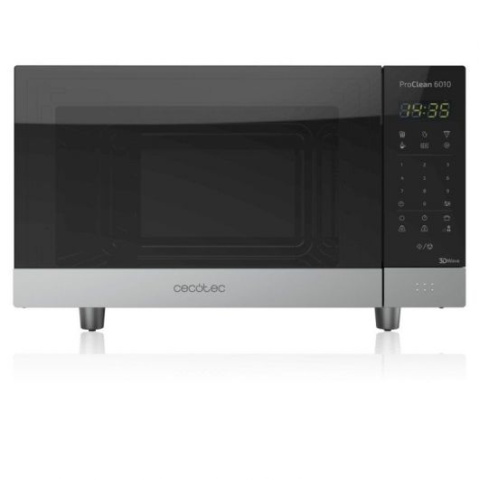Microondas Cecotec ProClean 6010/ 800W/ Capacidad 23L/ Negro