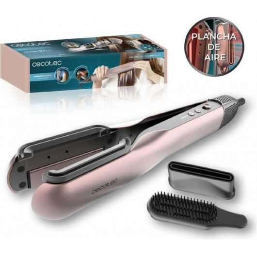 Plancha de aire Cecotec AirLisse 2in1 ForceDry Black 19,7 m/s Motor Brushless Plasma Reacondicionado