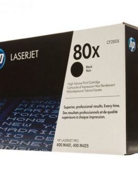 Tóner Original HP nº80X XL Alta Capacidad/ Negro