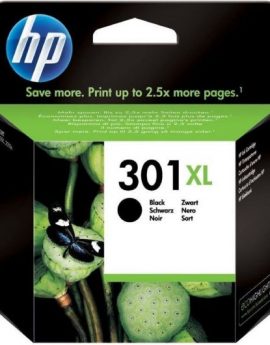 Cartucho de Tinta Original HP nº301 XL Alta Capacidad/ Negro