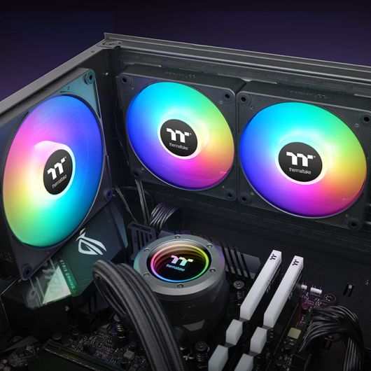 Thermaltake CT140 EX ARGB Pack de 3 Ventiladores 14cm Negro 2 Thermaltake CT140 EX ARGB Pack de 3 Ventiladores 14cm Negro