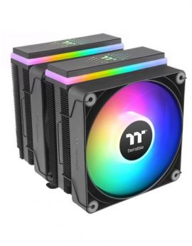 Thermaltake ASTRIA 600 Refrigerador de aire 12cm Negro 2 piezas