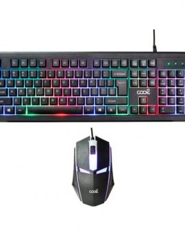 Cool Florida Kit Gaming Teclado Español USB + Raton con Iluminación