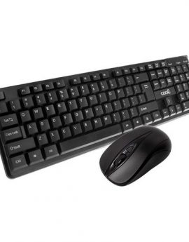 Cool California Kit Teclado Español USB + Ratón Inalámbricos Negro