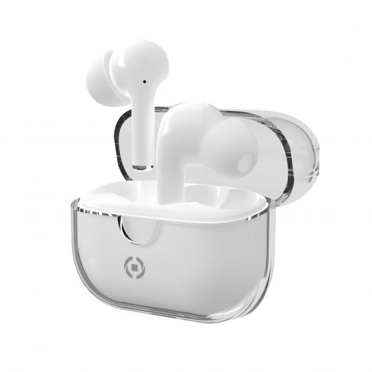 Celly CLEAR Auriculares True Wireless Stereo (TWS) Dentro de oído Llamadas/Música USB-C Bluetooth Blanco