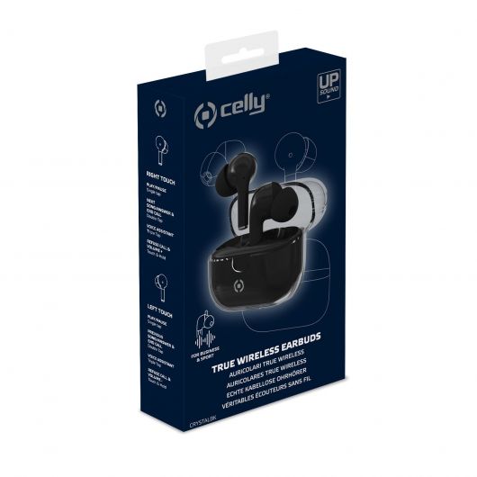 Celly CLEAR Auriculares True Wireless Stereo (TWS) Dentro de oído Llamadas/Música USB-C Bluetooth Negro 2 Celly CLEAR Auriculares True Wireless Stereo (TWS) Dentro de oído Llamadas/Música USB-C Bluetooth Negro