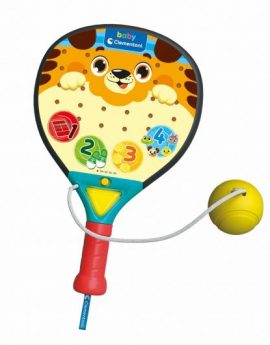 Clementoni Baby Padel Play & Learn - Raqueta educativa interactiva