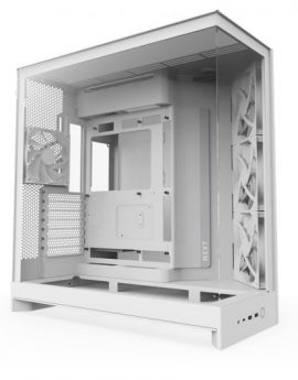 Caja NZXT H9 Flow 2025 Dual-Chamber Midi Tower Blanco
