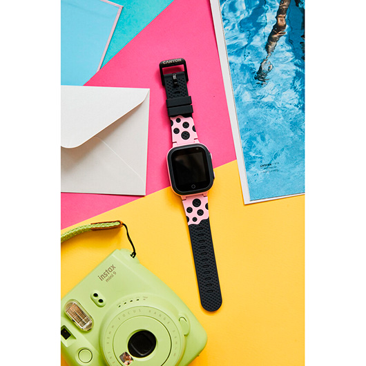 Canyon Sandy KW-34 Reloj Smartwatch Infantil Gris/Rosa
