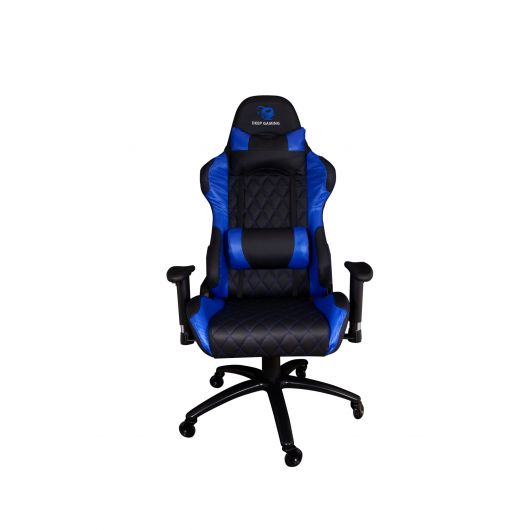 CoolBox DeepGaming Deep Command II - Silla Gaming Negro/Azul