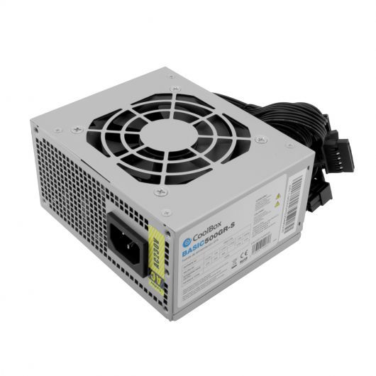 CoolBox BASIC500GR-S Fuente de alimentación 500 W 20+4 pin ATX SFX Blanco Reacondicionado