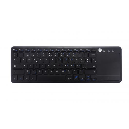 CoolBox CoolTouch Teclado Multimedia Inalámbrico Negro Reacondicionado