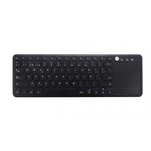 CoolBox CoolTouch Teclado Multimedia Inalámbrico Negro