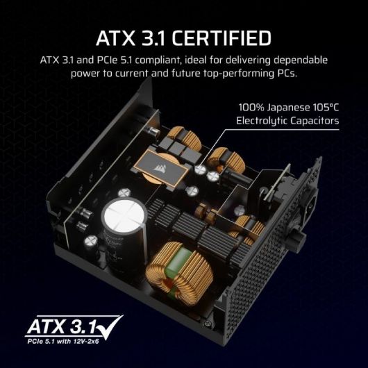 Fuente de Alimentación Corsair RM1000X/ 1000W/ Ventilador 12cm/ Cybenetics Gold 4 Fuente de Alimentación Corsair RM1000X/ 1000W/ Ventilador 12cm/ Cybenetics Gold