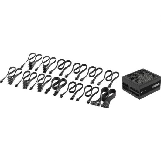 Fuente de Alimentación Corsair RM1000X/ 1000W/ Ventilador 12cm/ Cybenetics Gold 5 Fuente de Alimentación Corsair RM1000X/ 1000W/ Ventilador 12cm/ Cybenetics Gold