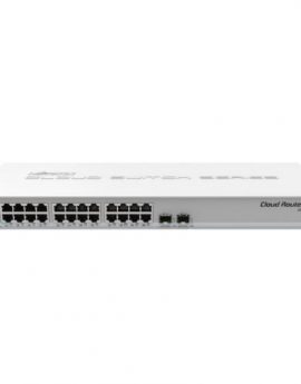 Switch Router Mikrotik CRS326-24G-2S+RM 26 Puertos/ RJ45 10/100/100/ SFP/ PoE