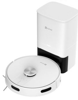 Ezviz Robot Aspirador RE4P 2en1 Aspira-Pasa la Mopa Autolimpieza-Secado Mopa Blanco