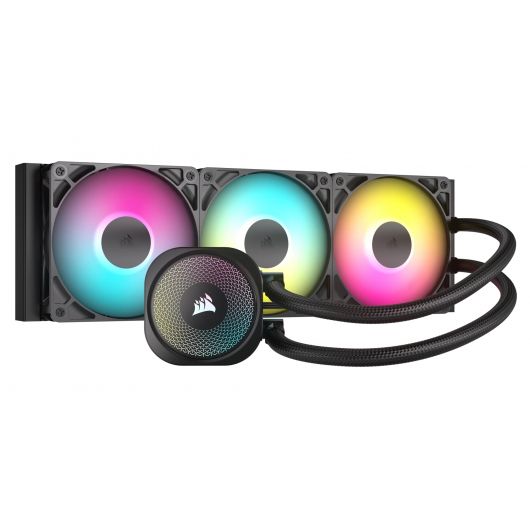 Corsair Nautilus 360 RS ARGB Kit Refrigeración Líquida 360mm Negro