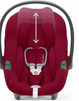 Silla coche Cybex Aton B2 i-Size con Base One Rojo 0+ (de 0 a 13 kilos)
