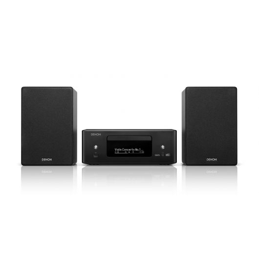 Denon CEOL N12DAB Micro Cadena con Sintonizador de Radio DAB/FM y Reproductor de CD Negra