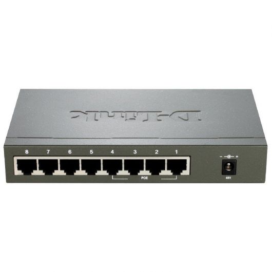 Switch D-Link DES-1008PA 8 Puertos/ RJ-45 10/100/1000 PoE 3 Switch D-Link DES-1008PA 8 Puertos/ RJ-45 10/100/1000 PoE