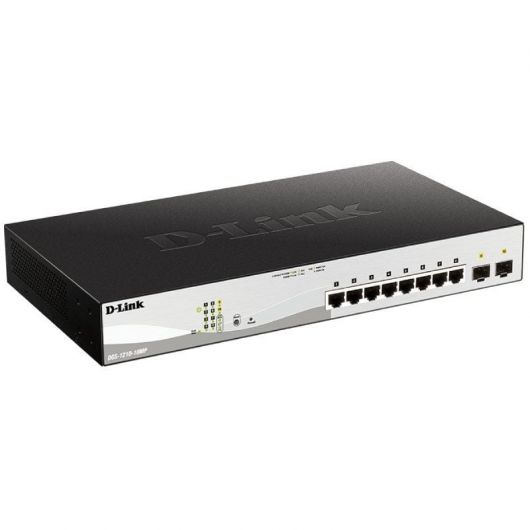 Switch Gestionable D-Link DGS-1210-10MP 10 Puertos/ RJ-45 10/100/1000/ PoE/ SFP 2 Switch Gestionable D-Link DGS-1210-10MP 10 Puertos/ RJ-45 10/100/1000/ PoE/ SFP