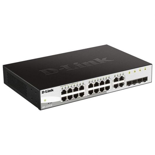 Switch D-Link DGS-1210-20/ 20 Puertos/ RJ45 10/100/1000/ SFP 2 Switch D-Link DGS-1210-20/ 20 Puertos/ RJ45 10/100/1000/ SFP