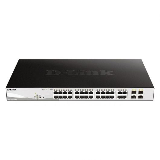 Switch D-Link Smart Plus DGS-1210-28MP 28 Puertos/ RJ-45 10/100/1000 PoE/ SFP 2 Switch D-Link Smart Plus DGS-1210-28MP 28 Puertos/ RJ-45 10/100/1000 PoE/ SFP
