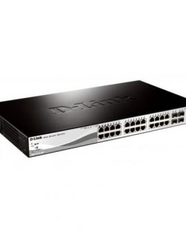 Switch D-Link DGS-1210-28P 28 Puertos RJ45/ 10/100/1000/ SFT/ PoE