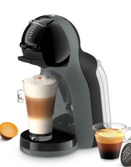 Cafetera de Cápsulas Delongui Mini Me 2/ Negro y Gris