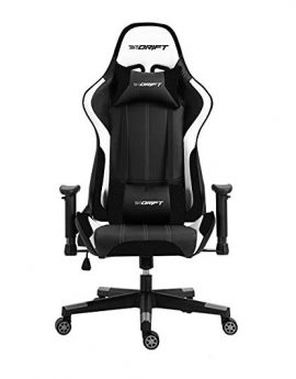 Drift DR175 Carbon Silla Gaming Negra/Blanca