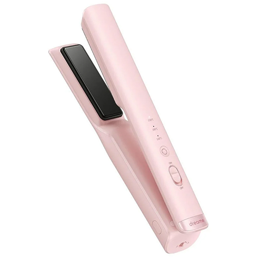 Dreame Hair Glamour Plancha de Pelo Inalámbrica con Batería 2 en 1 Rosa