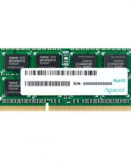 Memoria RAM Apacer DS.04G2K.KAM 4GB/ DDR3/ 1600MHz/ 1.5V/ CL11/ SODIMM