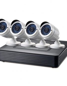 Level One DSK-4001 Kit Videovigilancia 720P CCTV de 4 Canales 4 camaras