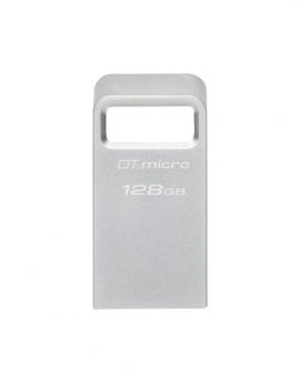 Kingston Technology DataTraveler Micro unidad flash USB 128GB USB tipo A 3.2 Gen 1 (3.1 Gen 1) Plata