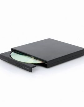 Grabadora DVD Externa Gembird DVD-USB-04 USB 2.0/ 24x CD/ 8x DVD/ Negra