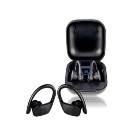 Auriculares Deportivos Bluetooth Daewoo TWS SPORT DW2012 con estuche de carga/ Autonomía 3h/ Negros