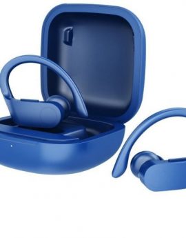 Auriculares Deportivos Bluetooth Daewoo DW2024 con estuche de carga/ Autonomía 5h/ Azules