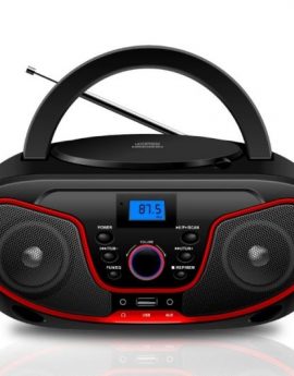 Radio CD Daewoo DW3013/ 4W/ Rojo