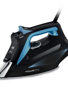 Rowenta DW5310 Focus Excel Plancha a vapor Suela Microsteam 400 HD Láser 2700W Negro/Azul