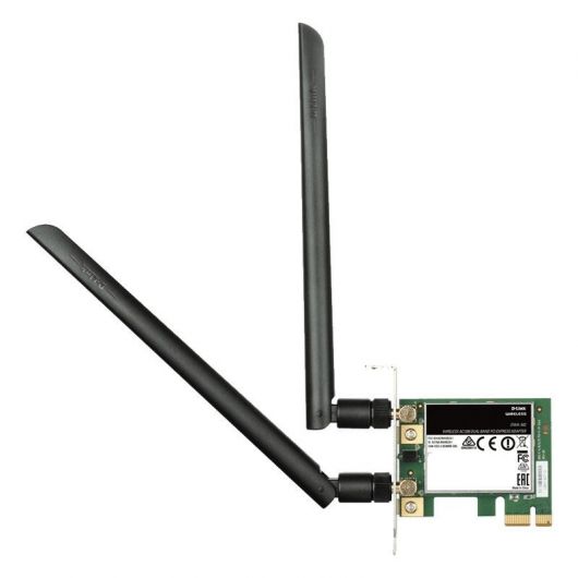 Tarjeta de Red Inalámbrica-PCI Express D-Link DWA-582 AC1200/ 1200Mbps/ 2.4/5GHz