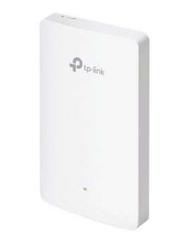 Punto de Acceso Inalámbrico TP-Link Omada EAP615-WALL/ WiFi 6/ PoE/ 1800Mbps/ 2.4GHz 5GHz/ Antenas de 4dBi/ WiFi 802.11 ax/ac/a/n/b/g 802.3af/at