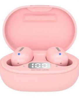 Auriculares Bluetooth Aiwa EBTW-150 con estuche de carga/ Autonomía 3h/ Rosas