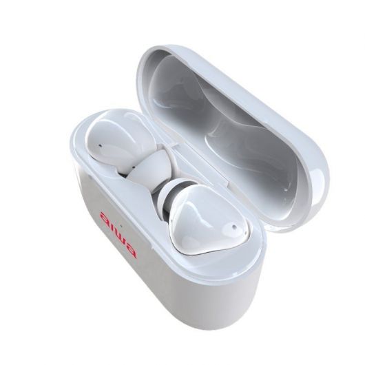 Auriculares Bluetooth Aiwa EBTW-888ANC con estuche de carga/ Autonomía 4h/ Blancos