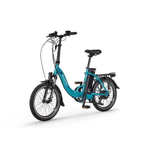 Ecobike Even Ocean Blue 17.5Ah Bicicleta Eléctrica Plegable de Ciudad
