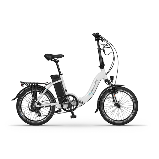 Ecobike Even White 17.5Ah Bicicleta Eléctrica Plegable de Ciudad