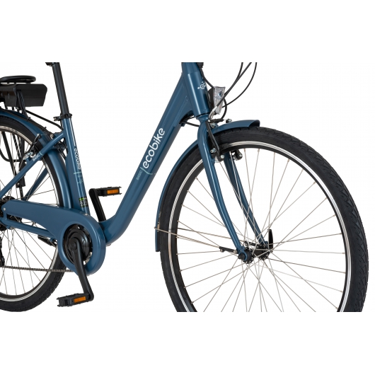 Ecobike Basic Petrol Blue 11 Ecobike Basic Petrol Blue 11.6Ah Bicicleta Eléctrica de Ciudad